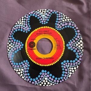 Colorful Vinyl Record Art